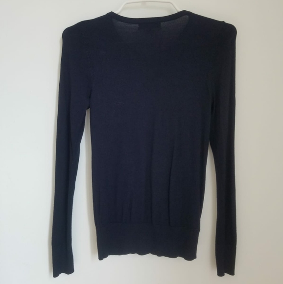 F&F Navy Button-Up Sweater - Picture 2 of 2